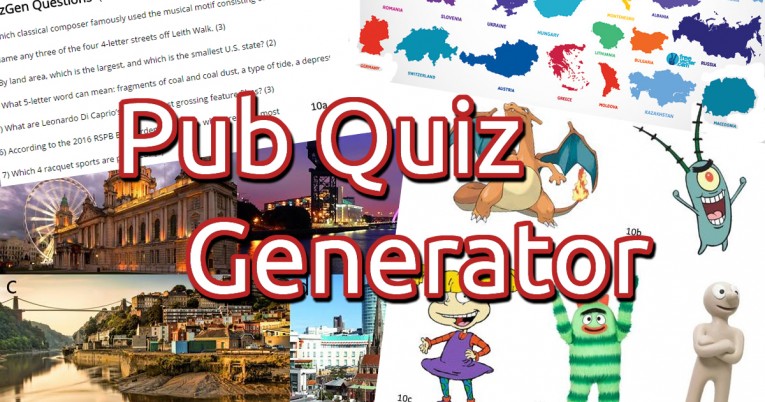 Pub Quiz Generator